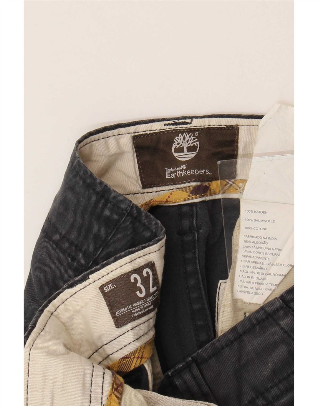 Timberland muške kratke hlače Earthkeepers Chino W32 srednje sivi pamuk