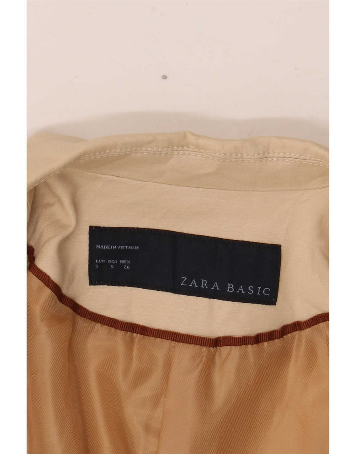 Zara ženski sako sa 2 gumba UK 10 Small Beige