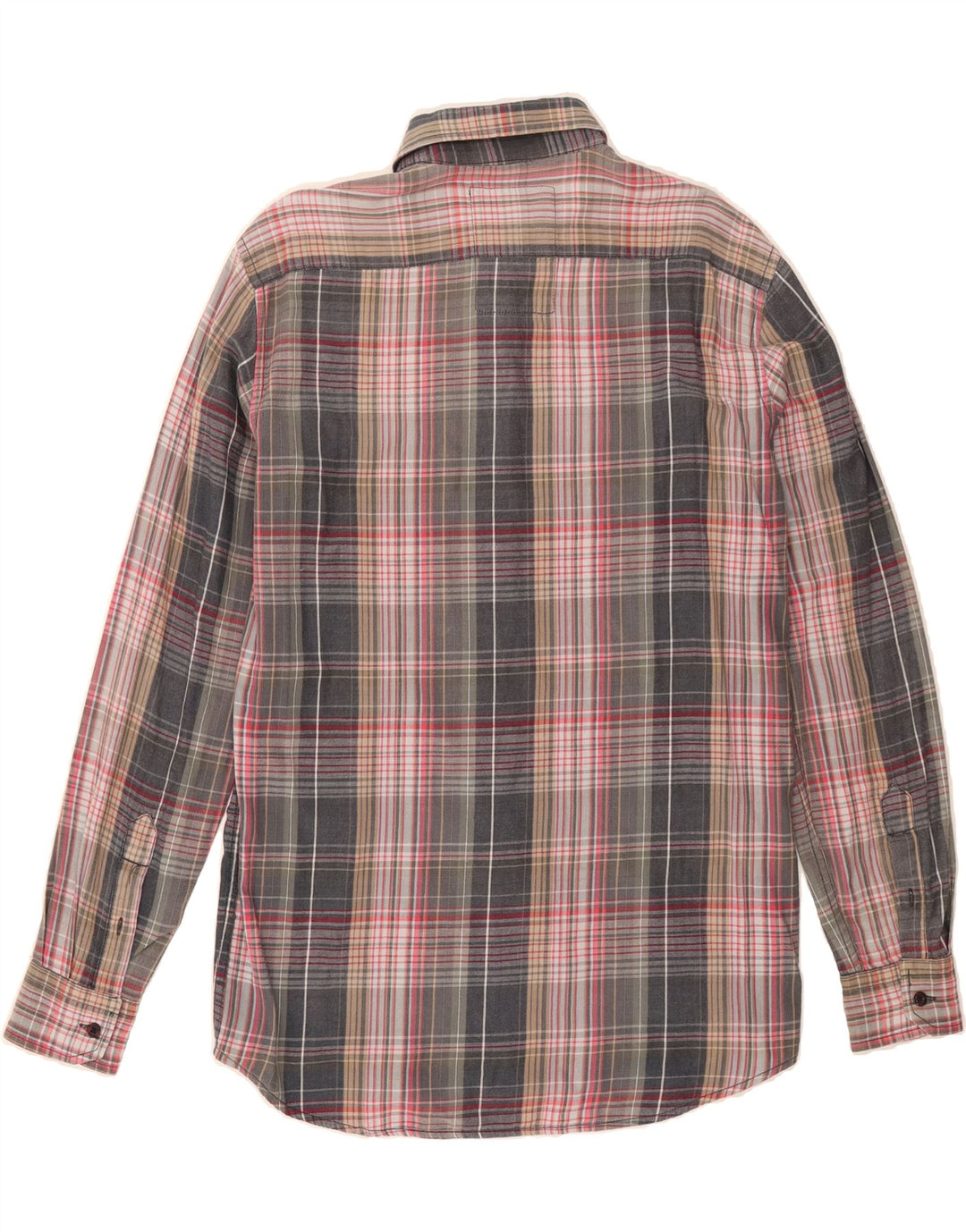 CARRERA Mens Flannel Shirt Large Grey Check Vintage Carrera and Second-Hand Carrera from Messina Hembry 