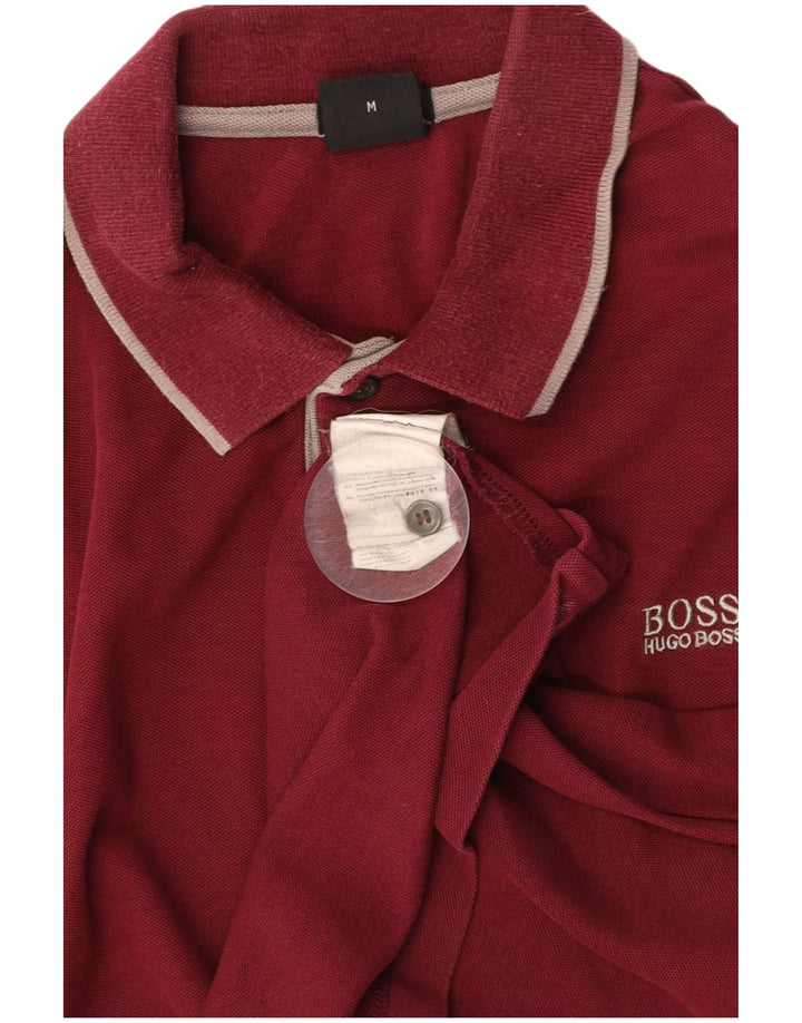 HUGO BOSS Muška polo majica Medium Burgundy Pamuk