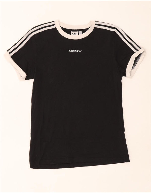 Adidas ženska majica kratkih rukava UK 4 XS crni pamuk