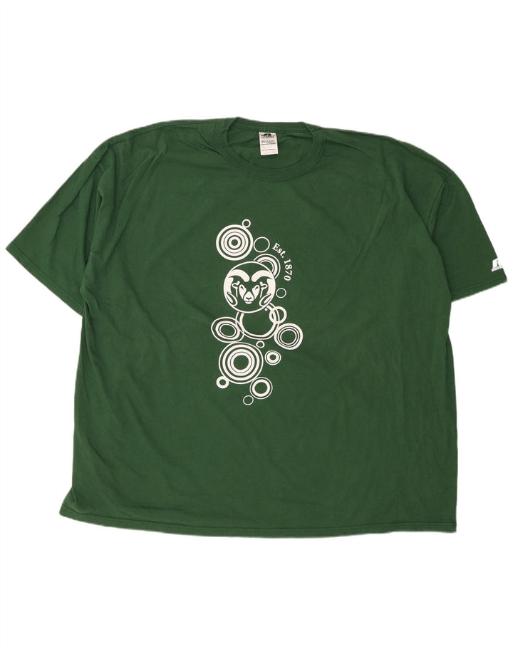 RUSSELL ATHLETIC Muška majica s grafičkim motivima 3XL zelena