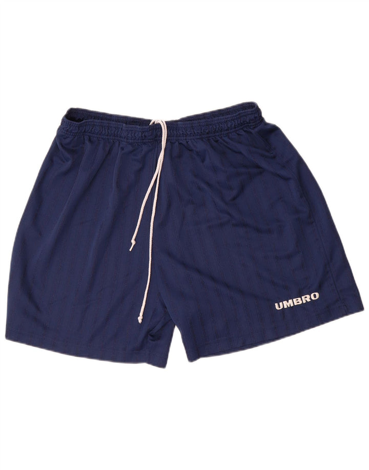 Umbro muške sportske kratke hlače XL tamnoplave pruge od poliestera