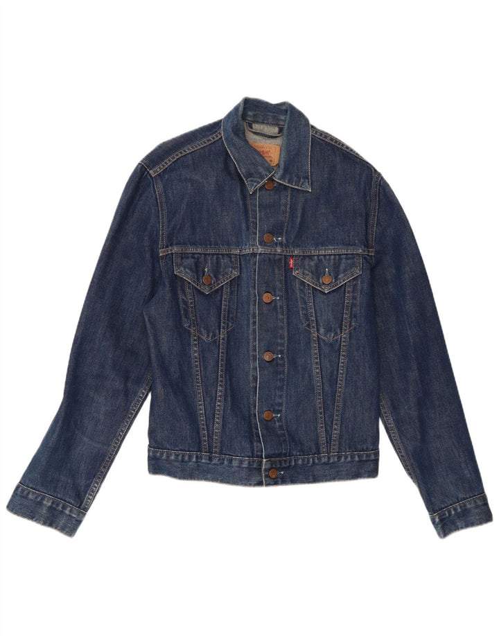 Levi's muška traper jakna UK 38 srednje tamnoplavi pamuk