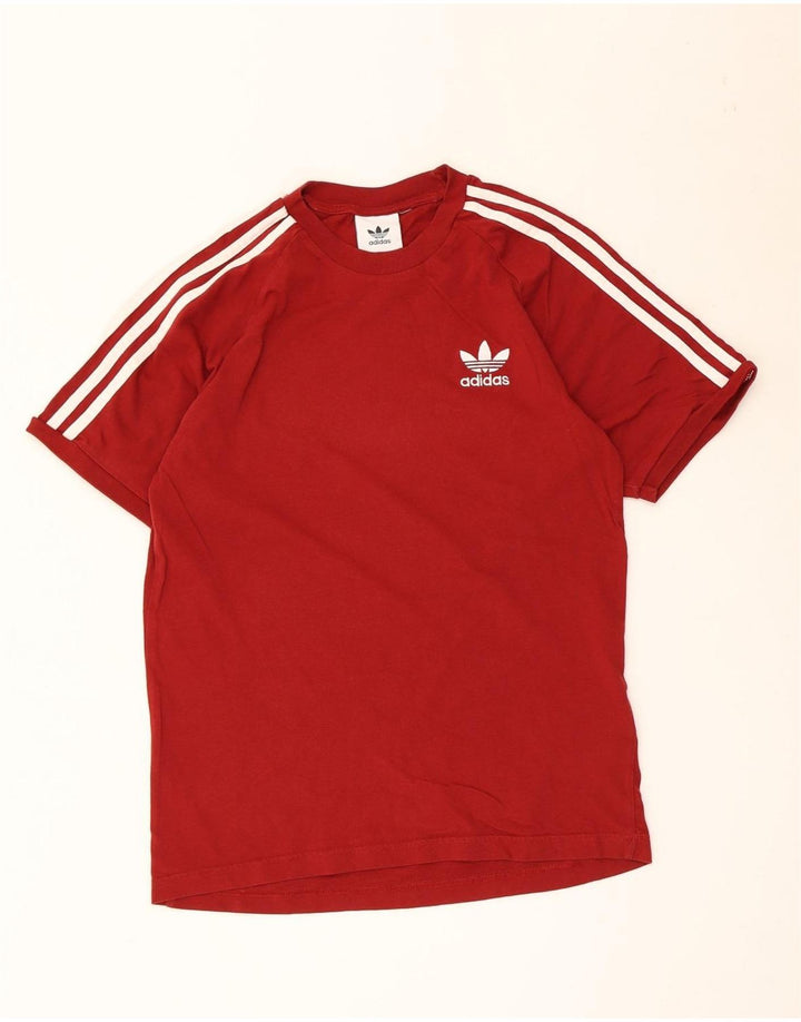 Adidas muška majica kratkih rukava mala crvena pamuk