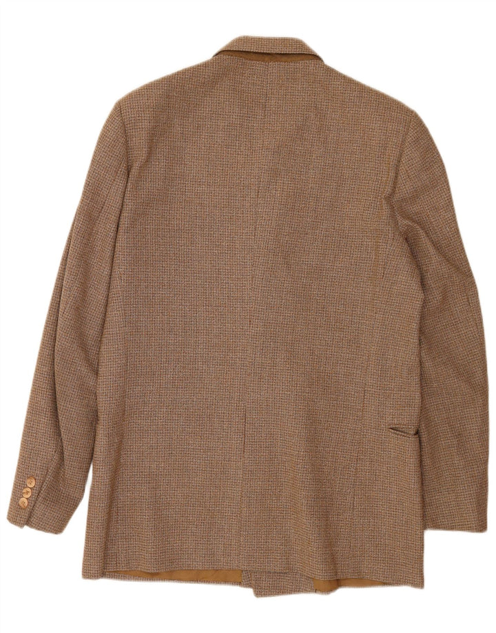 Luigi Botto Muška jakna s dvostrukim kopčanjem IT 50 Large Brown Wool