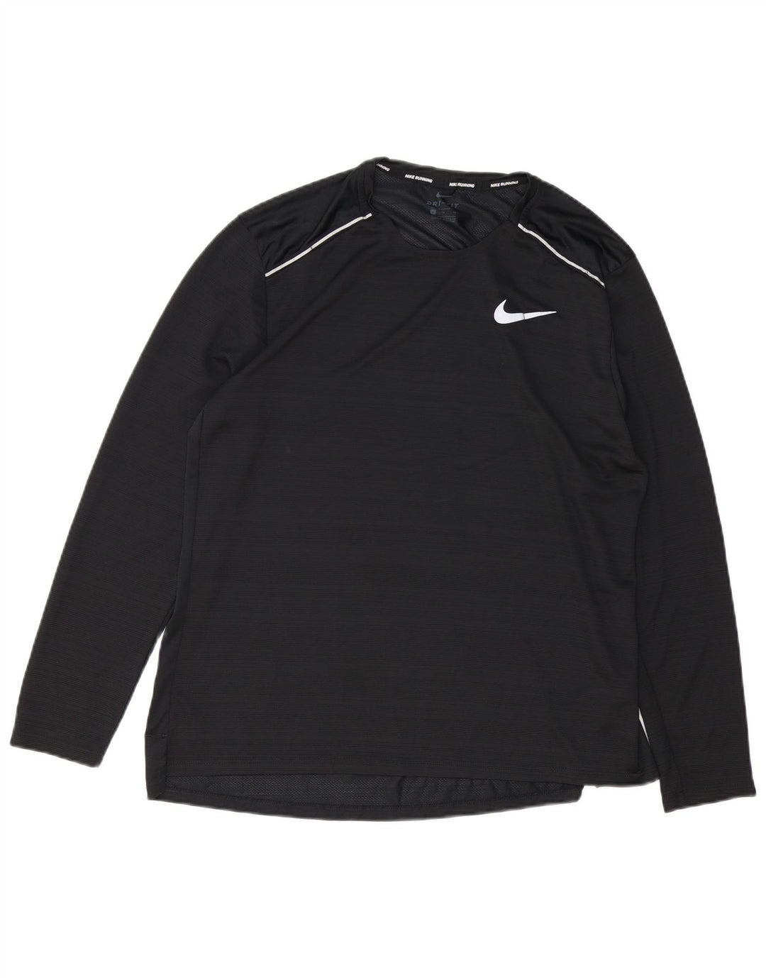 Nike Dri Fit Top s dugim rukavima XL crni poliester