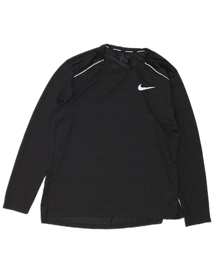 Nike Dri Fit Top s dugim rukavima XL crni poliester