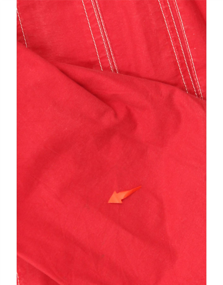 MASH Ženska velika pomoćna jakna s kapuljačom UK 14 Srednje crveni pamuk