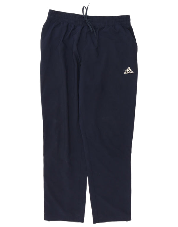 Adidas muške hlače za trenirku, velike tamnoplave poliesterske hlače