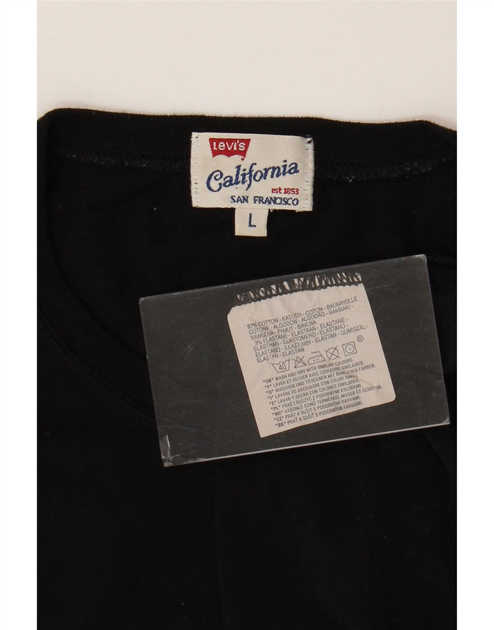 LEVI'S muška majica dugih rukava, veliki crni pamuk