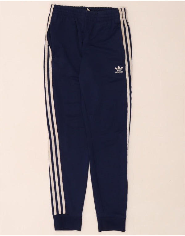 Adidas muške trenirke Hlače Joggers Medium tamnoplavi poliester