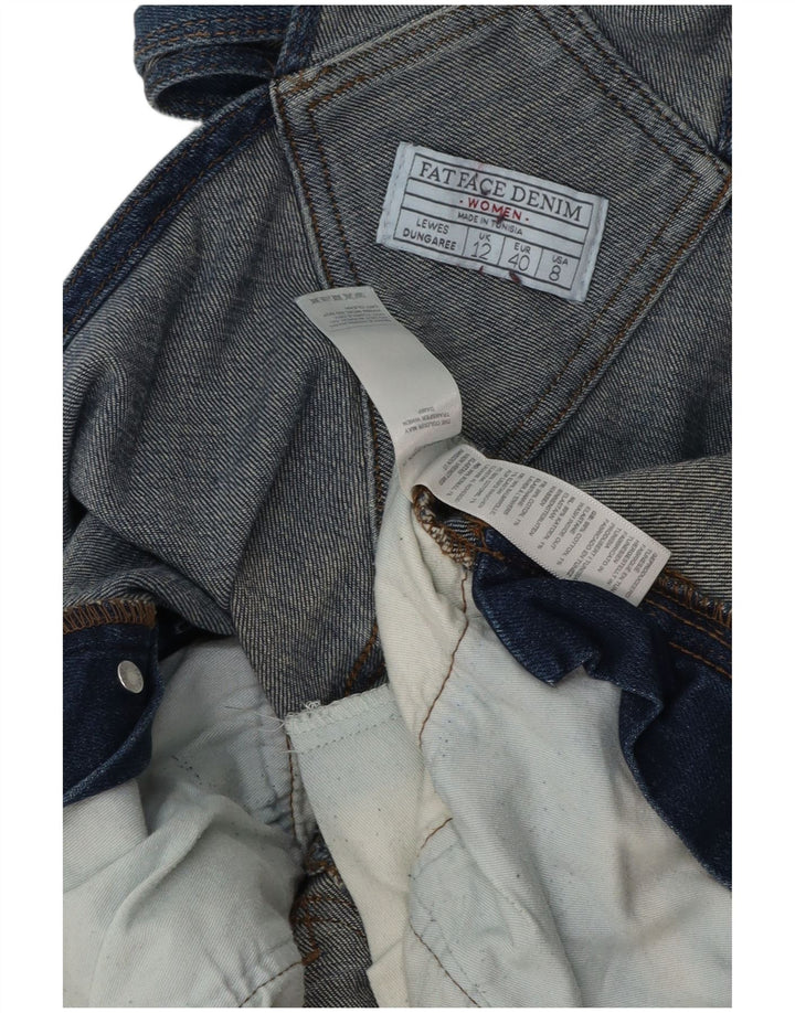 FAT FACE Ženske traperice Lewes Dungarees UK 12 srednje W34 L27 plavi pamuk