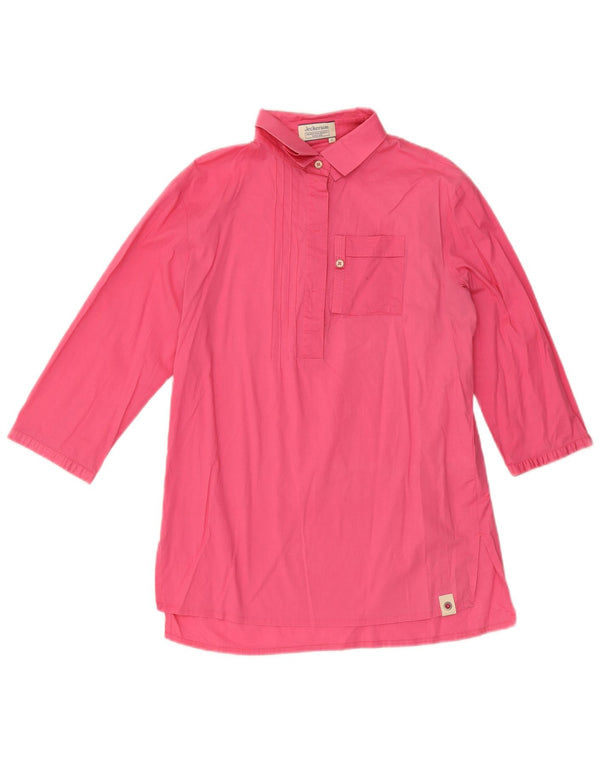 Jeckerson ženska majica s 3/4 rukavima UK 10 Mala ružičasta pamuk