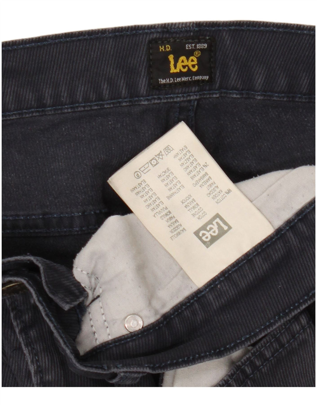 Lee Mens Blake Straight Jeans W36 L30 Plavi pamuk