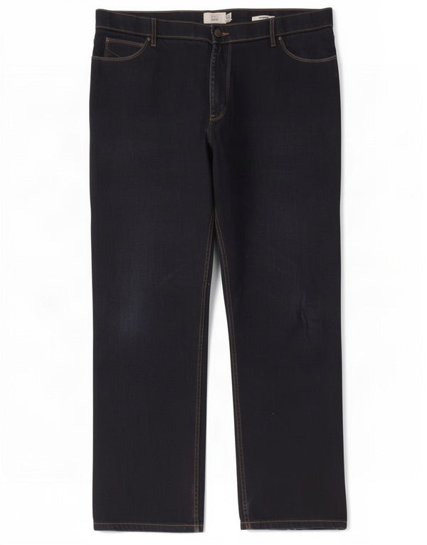 Obične ravne traperice Marks & Spencer Stormwear W40 L31 tamnoplave