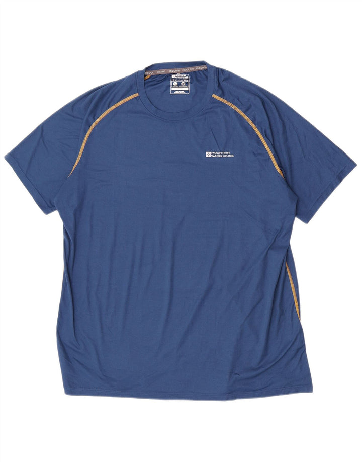 Mountain Warehouse Muška majica kratkih rukava 2XL plavi poliester