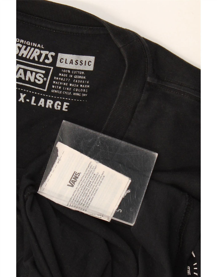 VANS muška majica kratkih rukava klasičnog kroja XL, crni pamuk