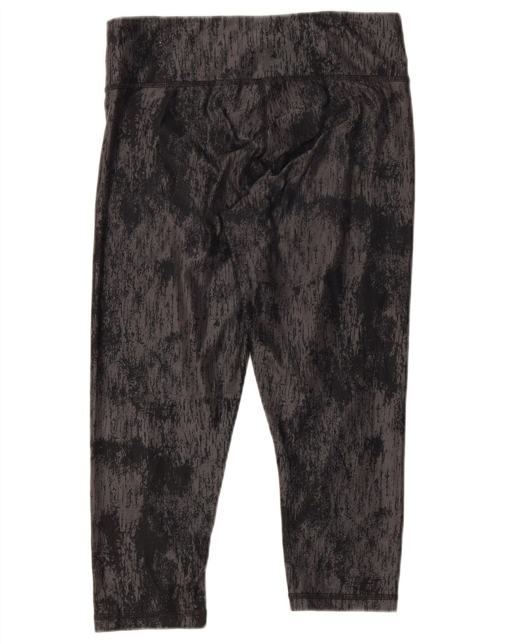 Puma ženske Capri tajice UK 10 Small Black Tie Dye