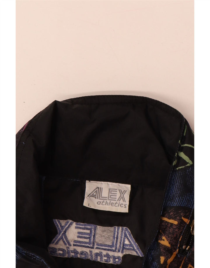 ALEX ATHLETICS muška anorak jakna UK 40 velika plava geometrijska poliamida