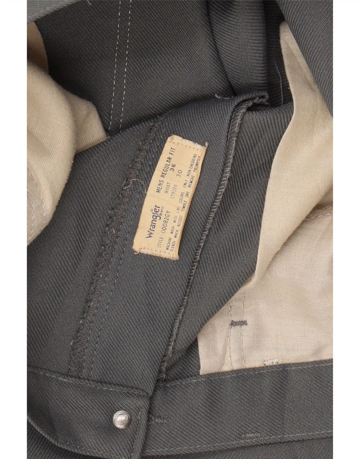 WRANGLER Muške ležerne hlače regularnog kroja W36 L30 sive