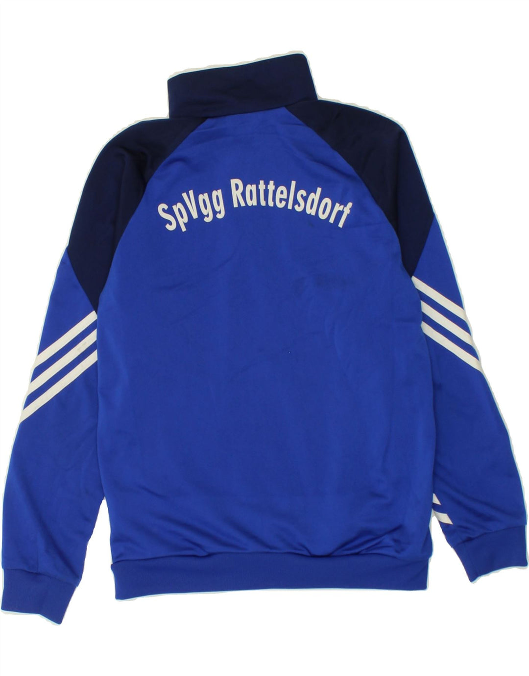ADIDAS Boys Graphic Tracksuit Top Jacket 11-12 Years Large Blue Vintage Adidas and Second-Hand Adidas from Messina Hembry 