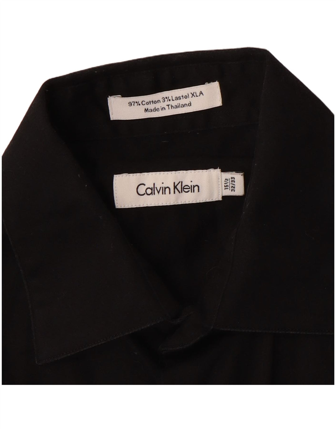 Calvin Klein muška košulja veličine 15 1/2 srednje crni pamuk