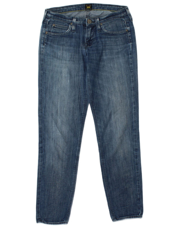 LEE ženske uske traperice Lynn niskog struka W26 L31 plavi pamuk