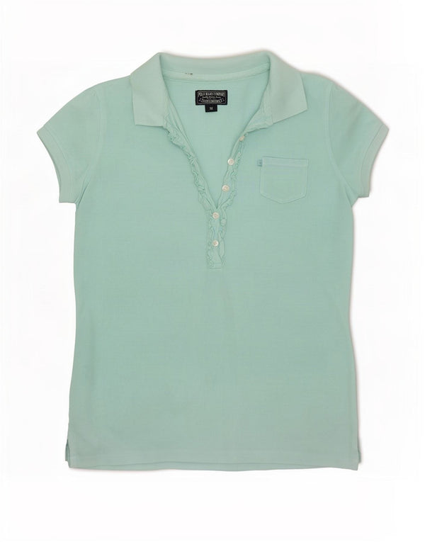 Ženska polo majica Ralph Lauren UK 12 Srednji tirkizni pamuk