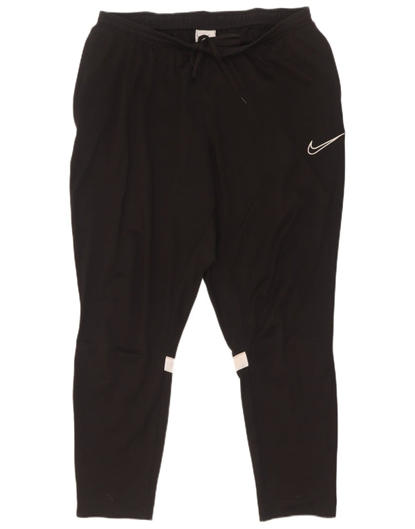 Nike muške hlače za trenirku Dri Fit 2XL crni poliester u boji