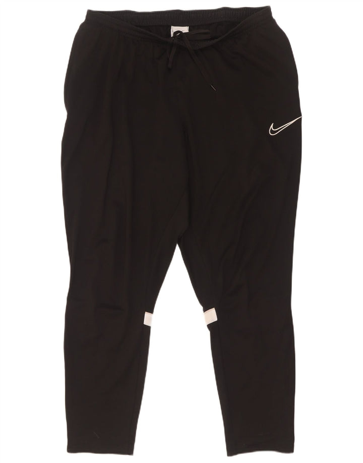 Nike muške hlače za trenirku Dri Fit 2XL crni poliester u boji