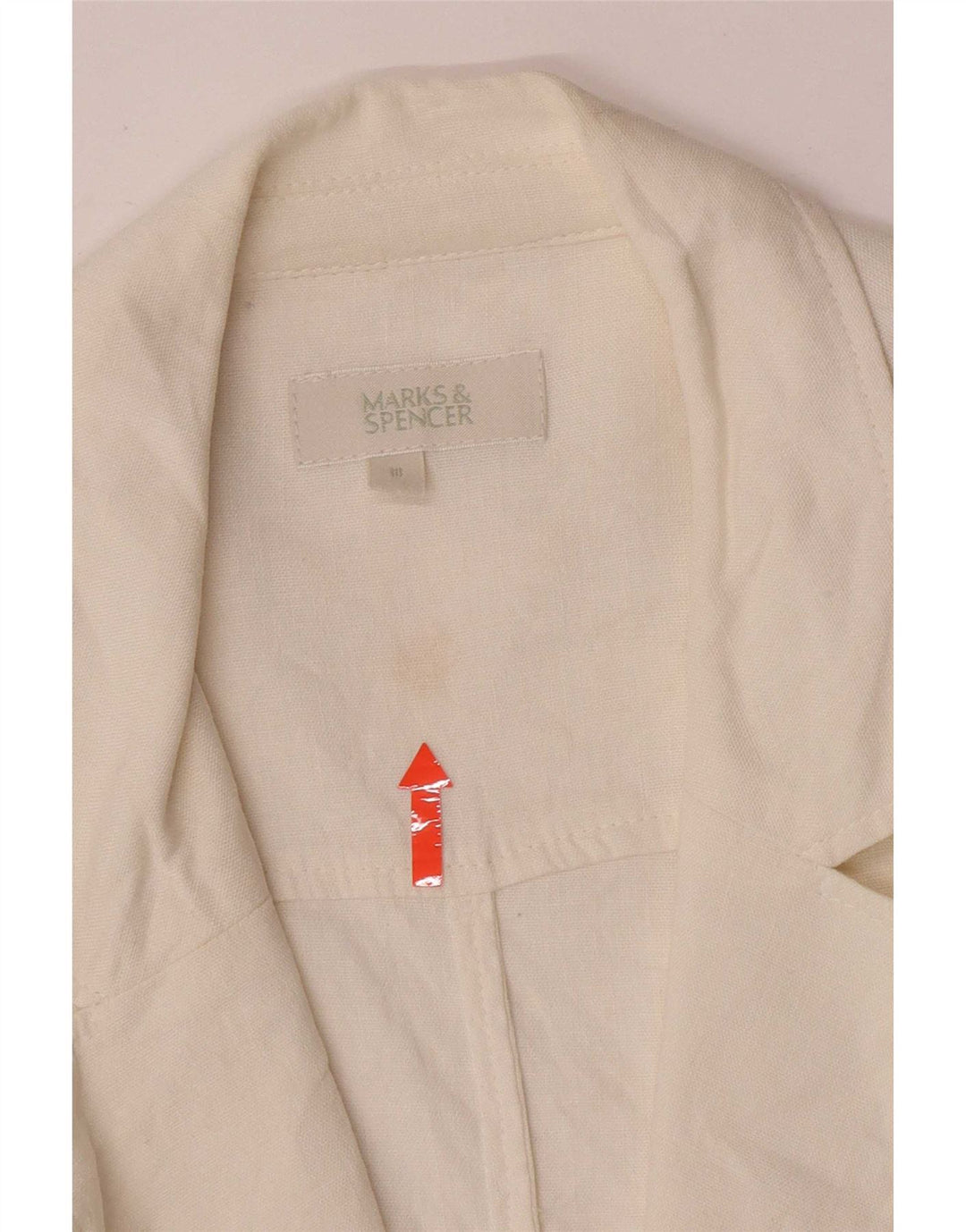 Marks & Spencer ženski sako s jednim gumbom UK 18 XL bijeli