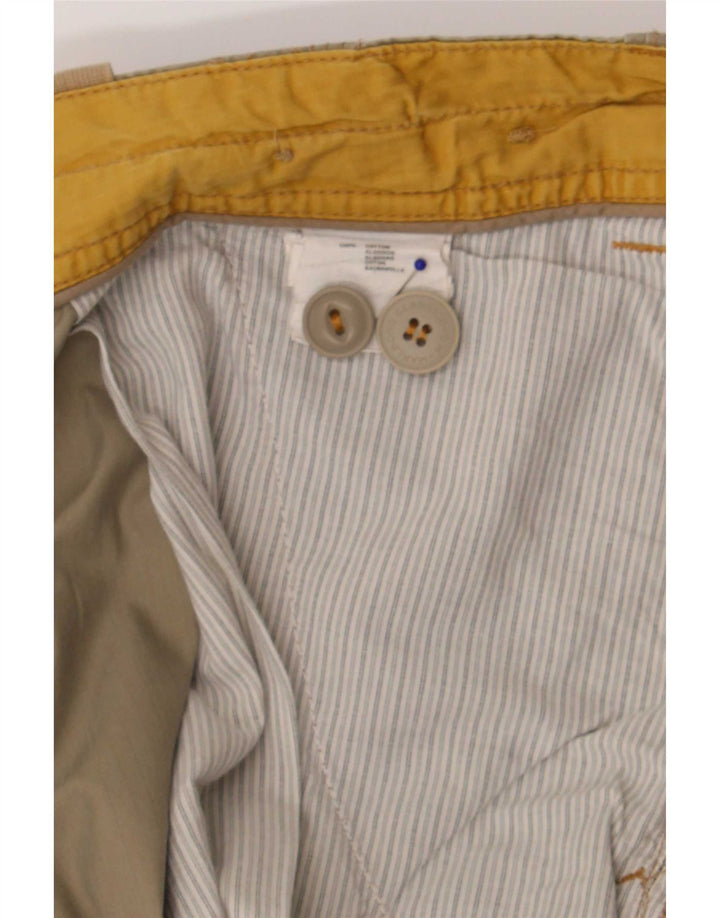 Marlboro Classics Mens Regular Fit Cargo kratke hlače W40 XL kaki pamuk