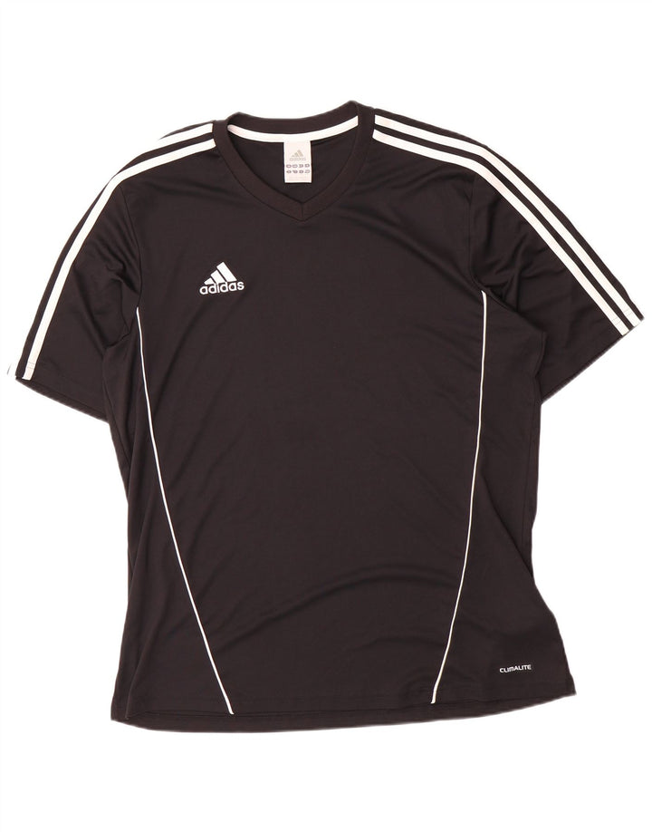 Adidas muška majica Climalite, veliki crni poliester