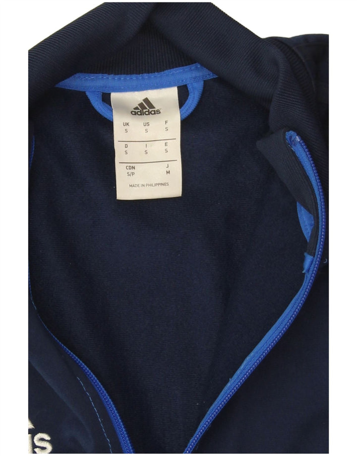 Adidas muška gornja jakna od trenirke, mala tamnoplava poliesterska boja
