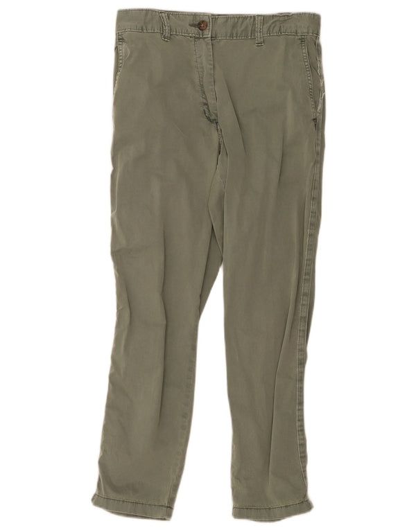 Marks & Spencer ženske ravne chino hlače UK 10 male W30 L26 kaki