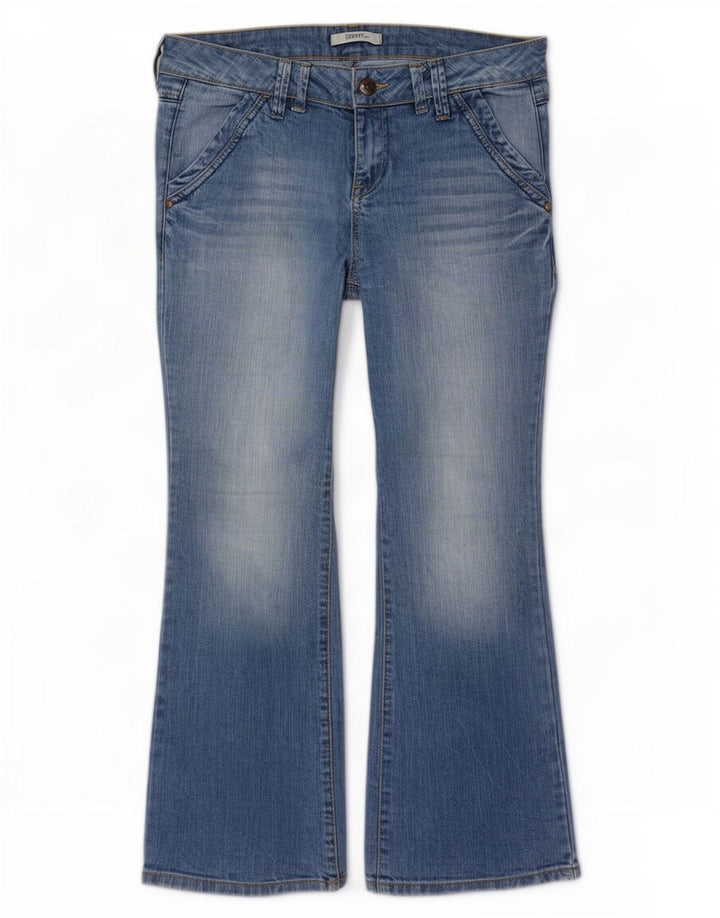 Ženske traperice Esprit Bootcut W29 L30 plavi pamuk