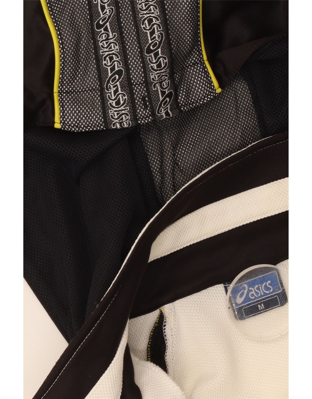 ASICS muška trenirka s kapuljačom s grafičkim motivima i gornja jakna srednje bijele boje