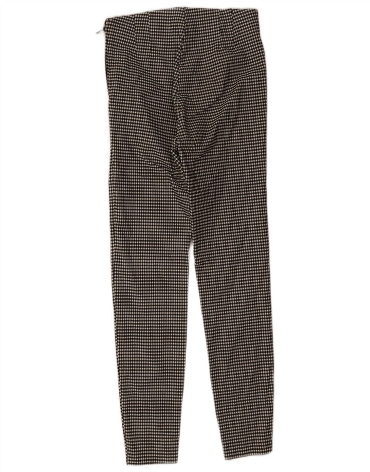 Zara ženske tajice UK 12 Srednje crne gingham