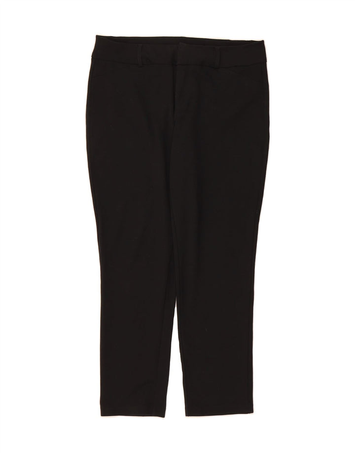 MICHAEL KORS Womens Slim Casual Trousers W34 L27 Black Polyester Vintage Michael Kors and Second-Hand Michael Kors from Messina Hembry 