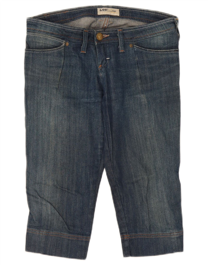Lee ženske Crystal Capri traperice W27 L17 plavi pamuk