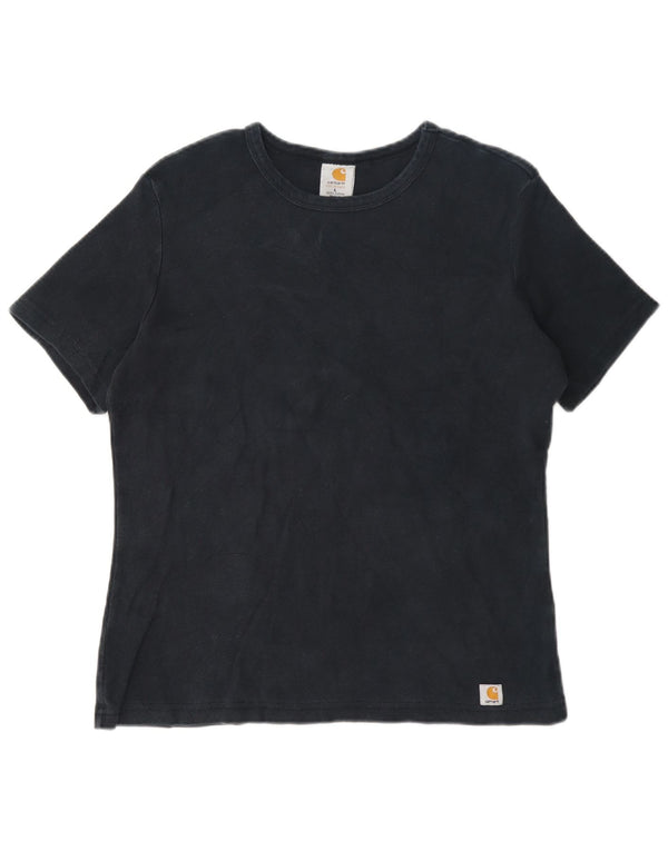 Carhartt ženska majica kratkih rukava UK 16 Large tamnoplavi pamuk