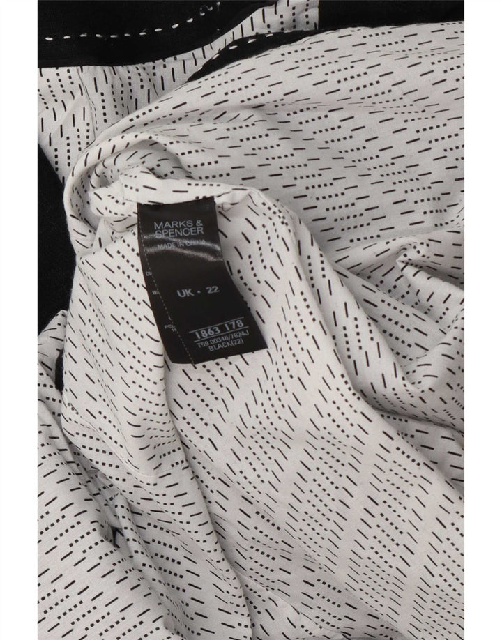 Marks & Spencer Ženska jakna sa 3 gumba UK 22 3XL siva lanena