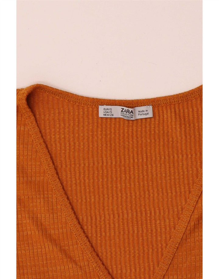 Zara ženska majica kratkih rukava UK 10 Small Orange