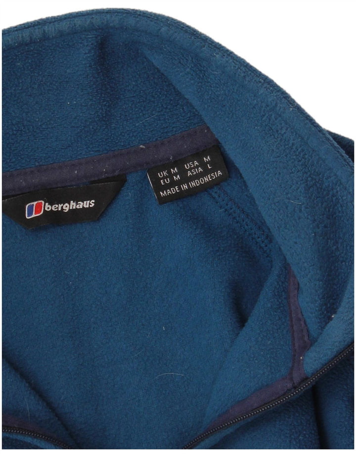 Berghaus muški džemper od flisa s patentnim izrezom srednje plave boje