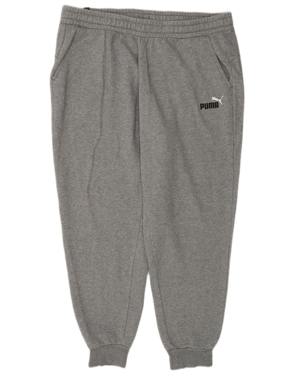 Puma muške trenirke hlače Joggers 2XL sivi flekasti pamuk