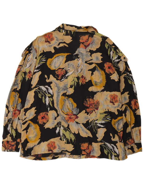 C&A ženska košulja bluza EU 48 2XL višebojna cvjetna viskoza