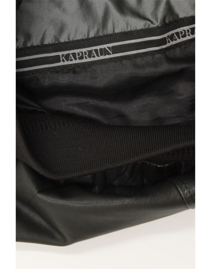 KAPRAUN muška kožna jakna UK 40 velika crna