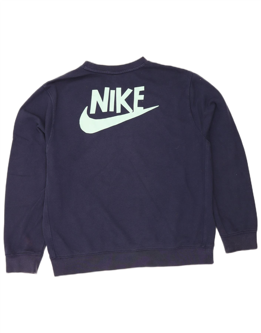 Nike muški džemper s grafičkim motivima, srednje tamnoplavi pamuk