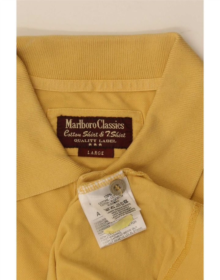 Marlboro Classics Muška polo majica Large Yellow Pamuk